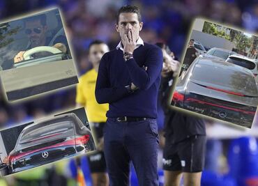Fernando Gago recibe lluvia de críticas tras dejar en el abandonó el auto que usó Guadalajara
