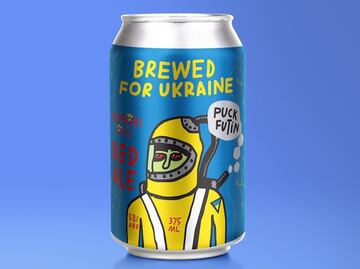 Puck Futin, la cerveza que ayuda a víctimas de la guerra en Ucrania