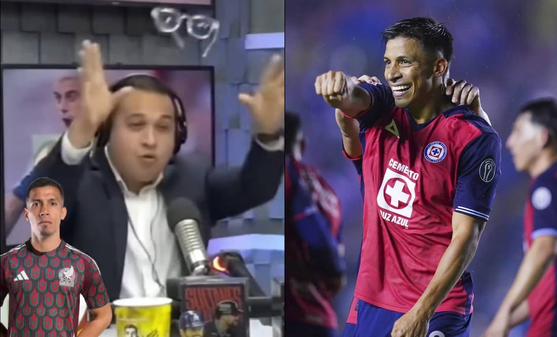 El comentarista regio hasta aventó sus lentes del coraje de ver a Sepúlveda en vez de a Berterame en Selección Mexicana. Foto: Especial