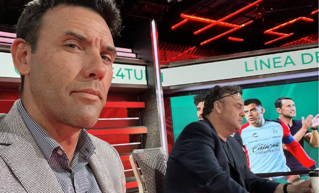El Ruso Zamogilny se burló de David Faitelson luego de que descubrieron que le va al América. Foto: Especial