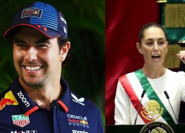 Checo Pérez felicita y manda buenos deseos a la Presidenta de México Claudia Sheinbaum