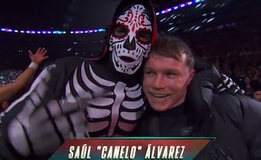 Canelo Álvarez aparece en Triple A Guerra de Titanes / Foto: Especial
