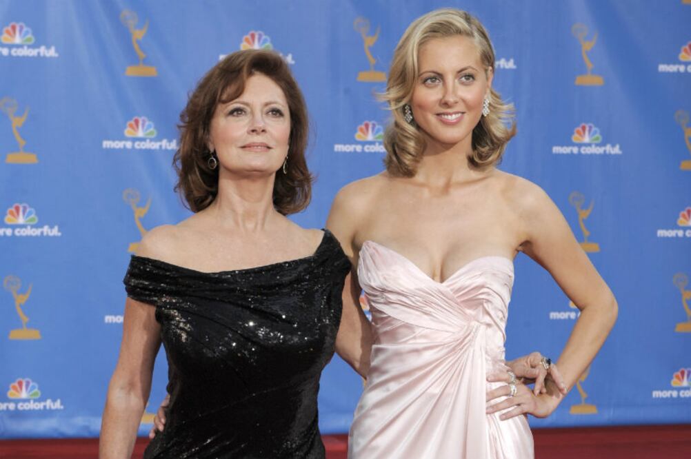 La actriz Susan Sarandon y su hija Eva Amurri, cuyo padre es el director de cine italiano Franco Amurri. Eva, cuyo talento artístico corre por su sangre, también se dedicó a la actuación; de hecho, tuvo una participación especial en la serie “Friends”. (Foto: AP Photo/Chris Pizzello)