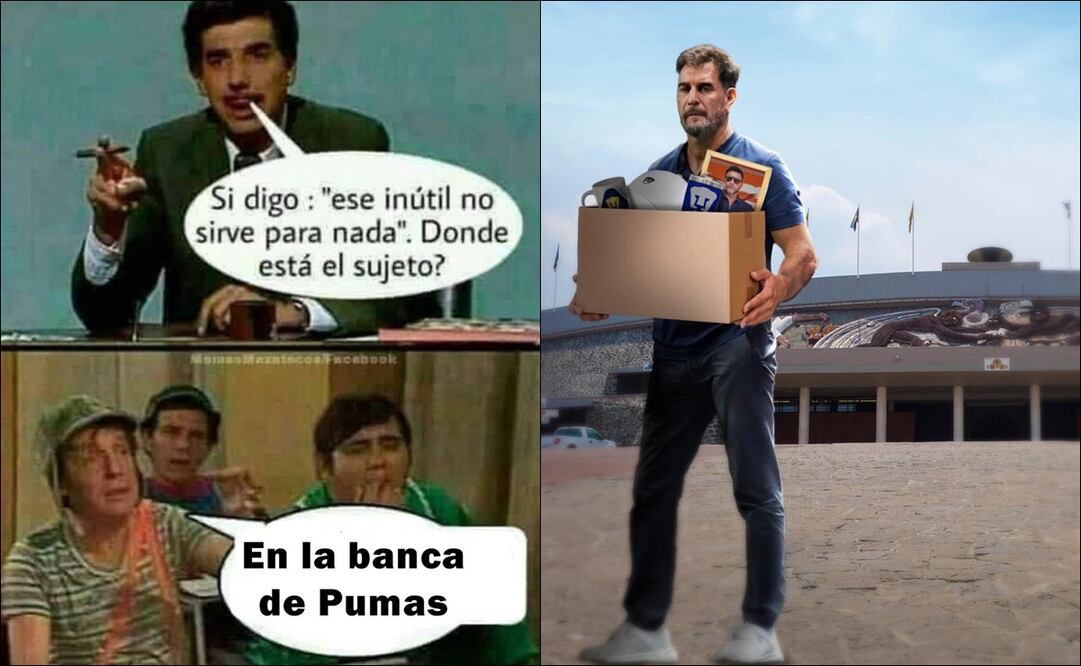 Pumas y Gustavo Lema se robaron los mejores MEMES luego de perder con Pachuca / FOTO: ESPECIAL