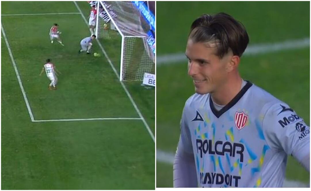 Ezequiel Unsain, portero del Necaxa, protagonizó un increíble autogol - Foto: TUDN