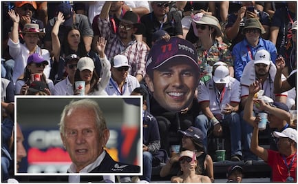 Mexicanos hicieron pagar a Helmut Marko y le gritaron en la cara '¡Checo!, ¡Checo!'