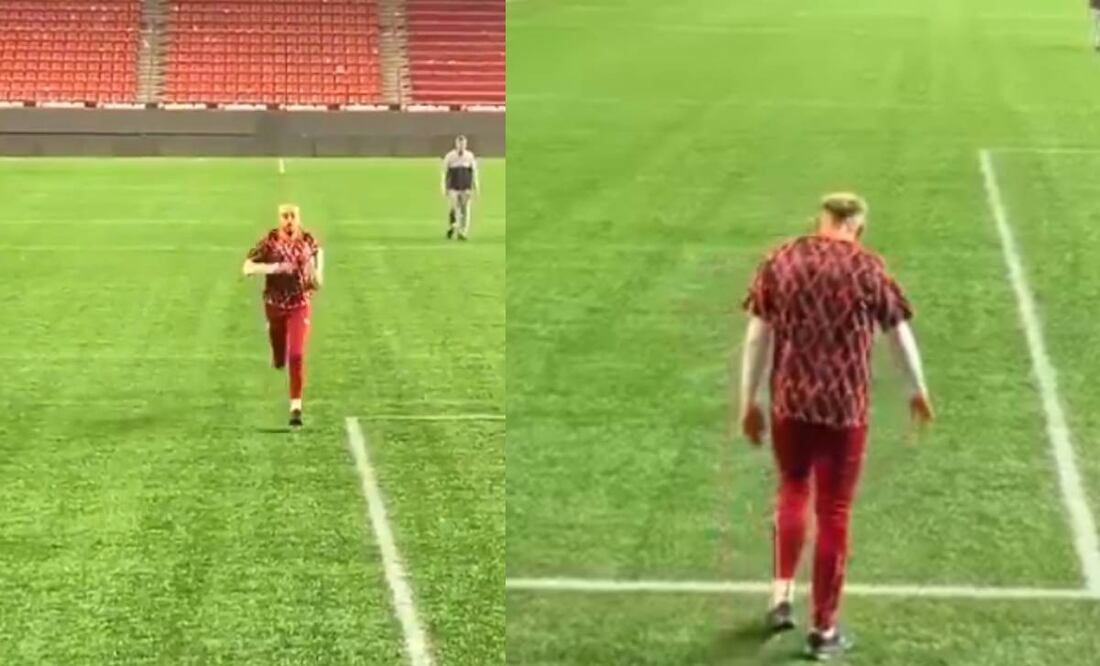 Herrera llegó como flamante refuerzo de los Diablos Tojos del Toluca. Foto: Especial.