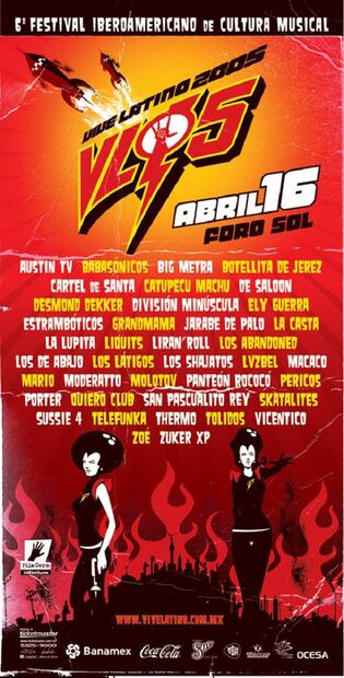 ¿Cuál fue tu favorito? 20 años del Vive Latino a través de sus carteles