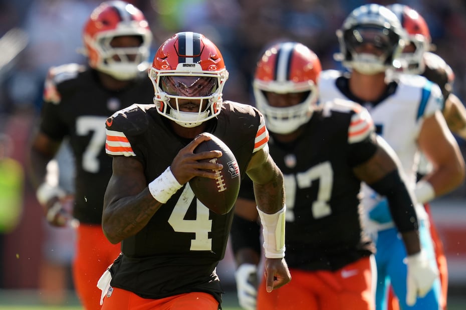 Deshaun Watson, quarterback de los Browns de Cleveland - Foto: AP
