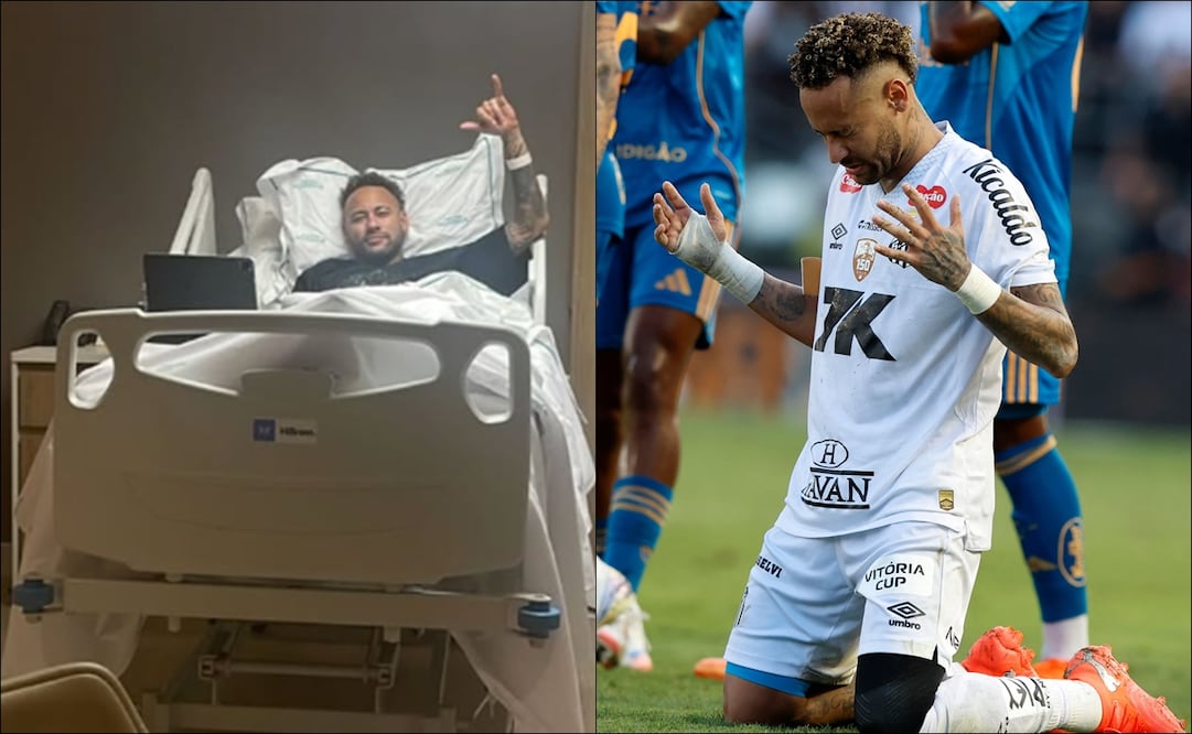 Neymar confía en estar a tiempo para próxima Copa del Mundo 2026. FOTOS: Captura / AFP