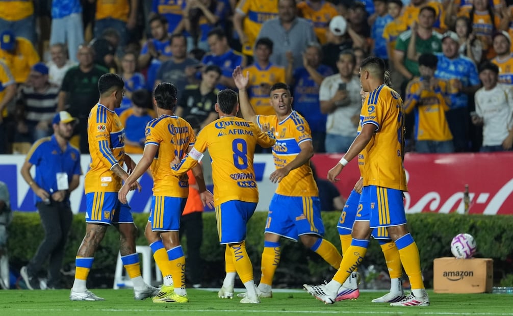 Tigres en la victoria ante Toluca / Foto: Imago7