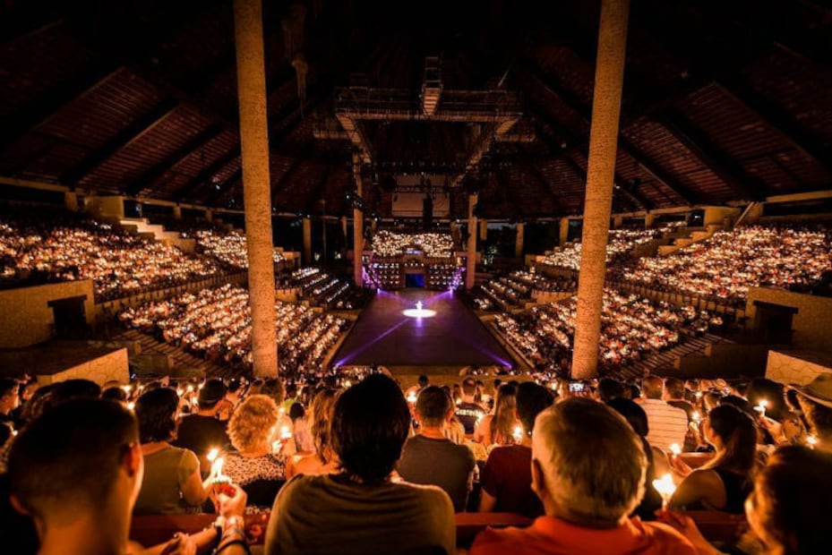 Concierto de Alejandro Sanz en el Gran Tlachco de Parque Xcaret
