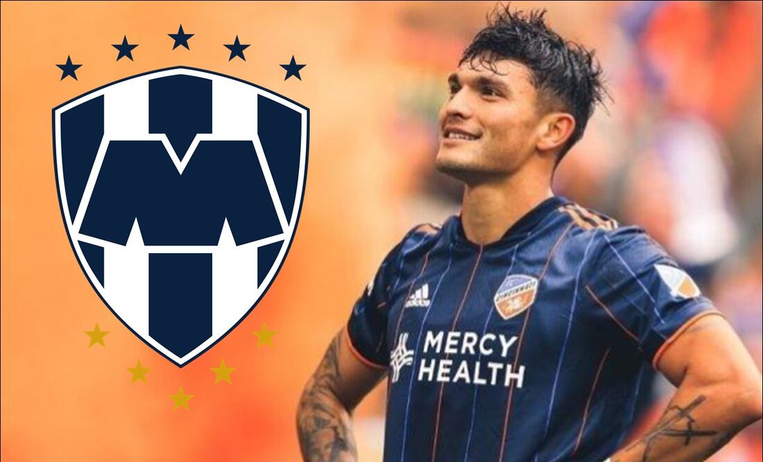 Brandon Vázquez llegó a Monterrey para firmar con Rayados / Foto: Especiales