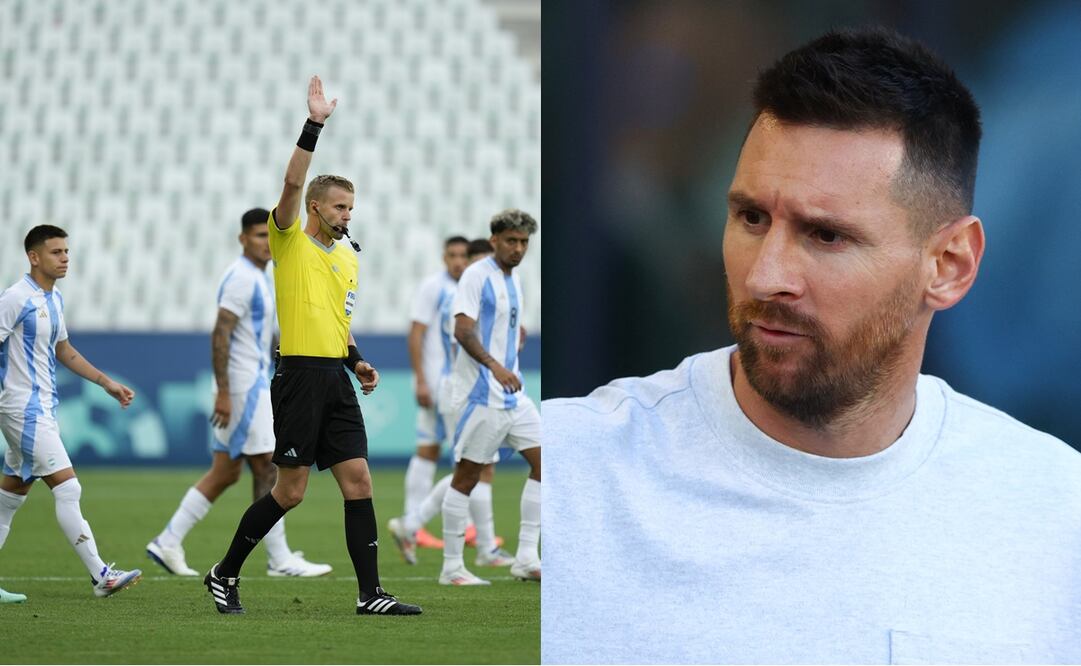 Lionel Messi reacciona ante el polémico partido que Argentina y Marruecos - Foto: Especial