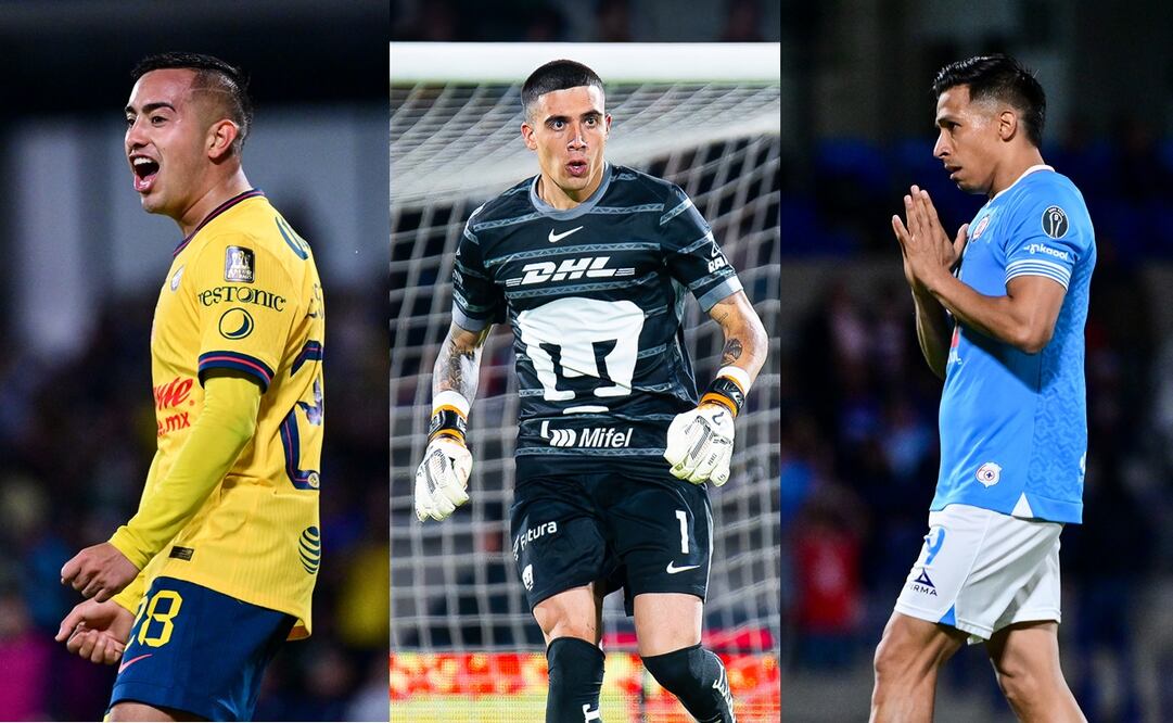 Érick Sánchez, Alex Padilla y Ángel Sepúlveda durante la Jornada 8 del Clausura 2025 - Fotos: Imago7