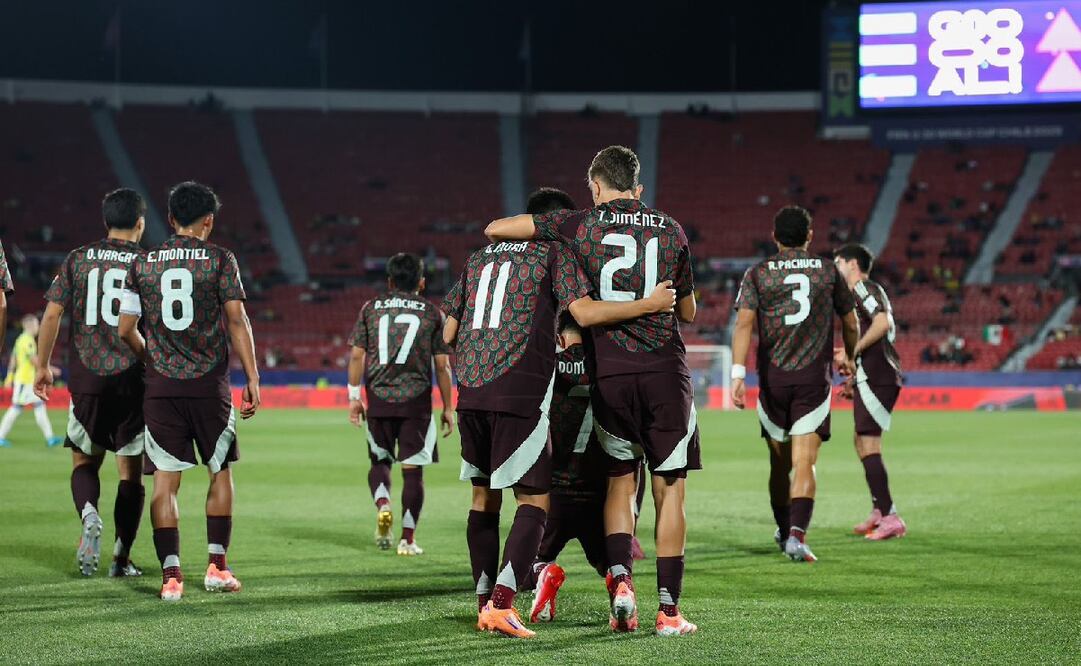México Sub-20 en su debut contra Brasil Foto: @miseleccionsubs