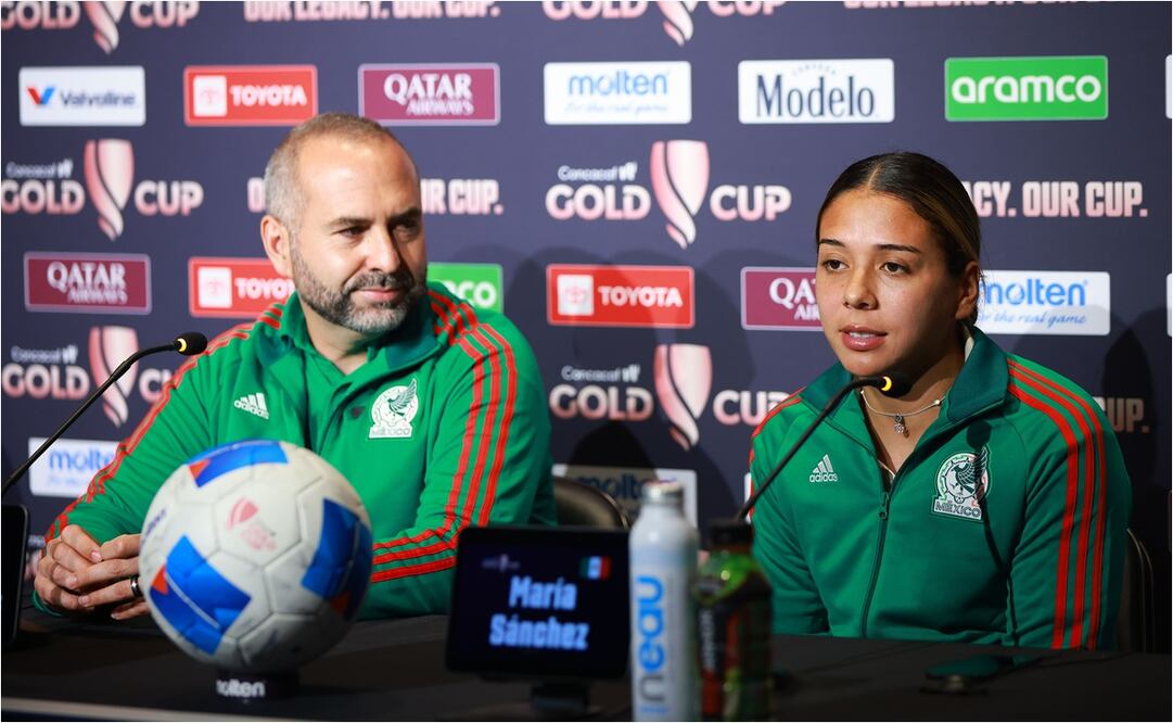 Pedro López y María Sánchez en conferencia de prensa. FOTO: IMAGO7