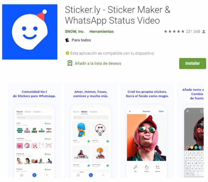 10 aplicaciones gratis para hacer stickers para WhatsApp