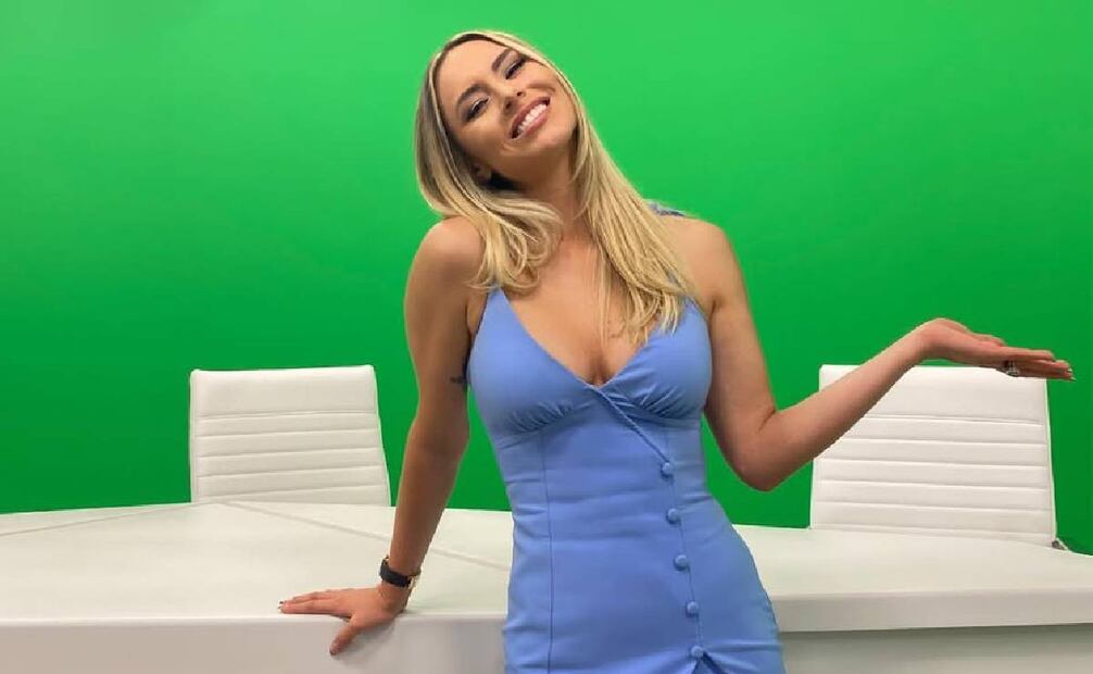 Miroslava Montemayor se robó las miradas en la jornada de martes de Champions League en TNT Sports. Foto: Especial