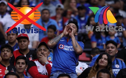 Afición de Cruz Azul explotó contra Televisa: 'Vámonos a TV Azteca'