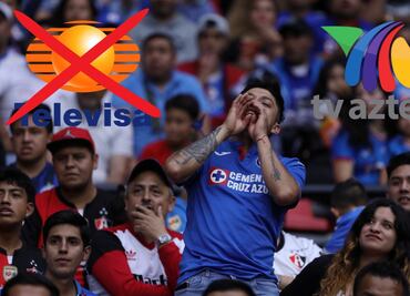 Afición de Cruz Azul explotó contra Televisa: 'Vámonos a TV Azteca'