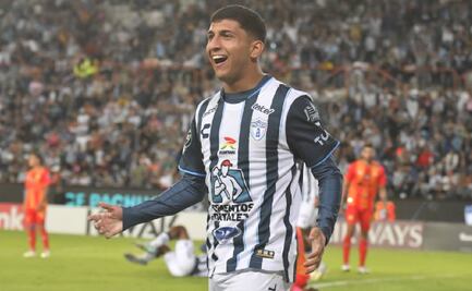 Bryan González, jugador del Pachuca, no pudo contener las lágrimas al saber que Jaime Lozano lo convocó