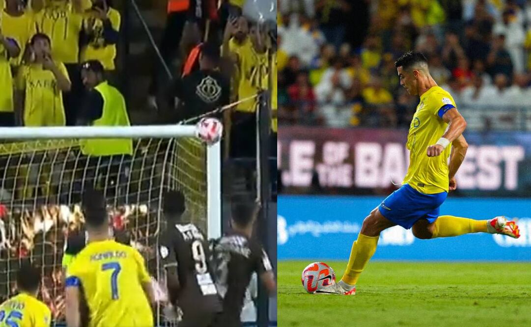 Cristiano Ronaldo marcó un golazo de tiro libre con el Al Nassr. Foto: Especial