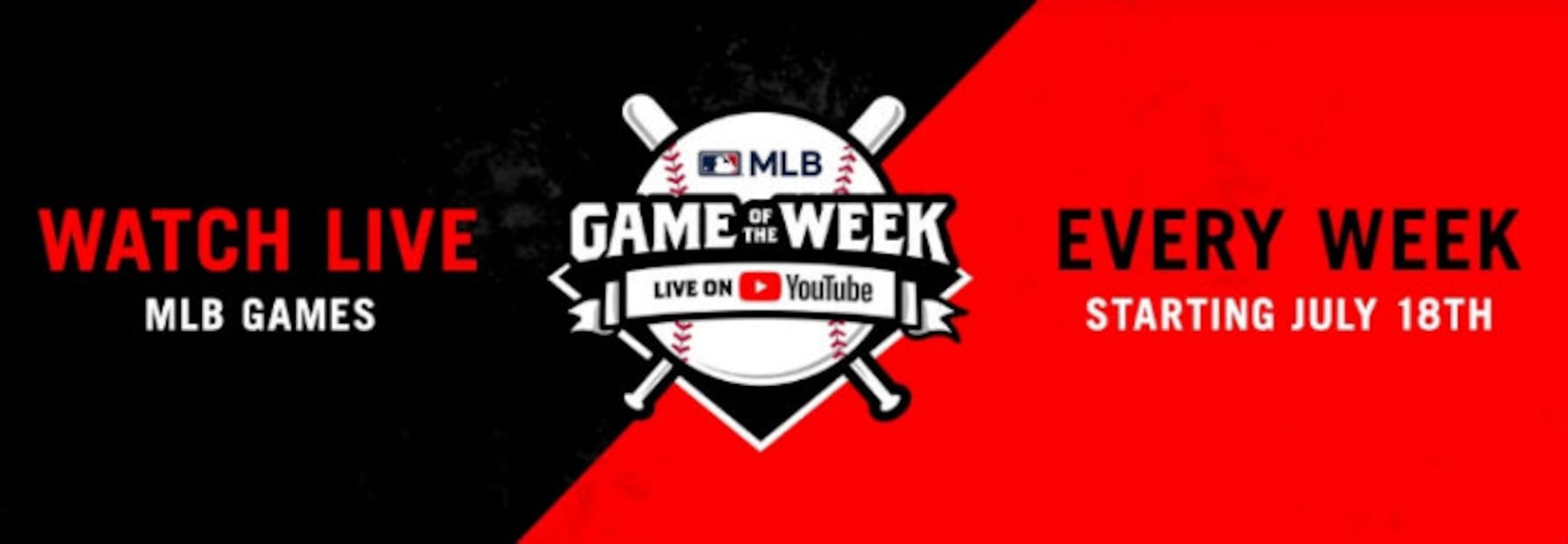 YouTube y las Ligas Mayores de Béisbol anuncian transmisiones exclusivas