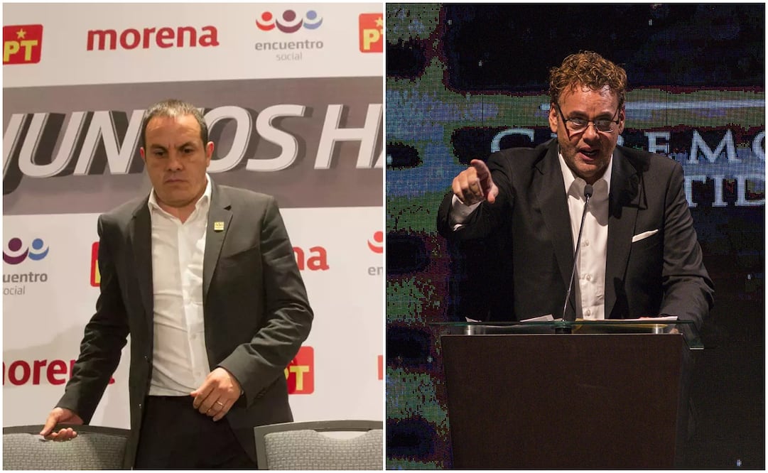 Cuauhtémoc Blanco en evento de Morena y David Faitelson en simposio / FOTOS: Interna e Imago7