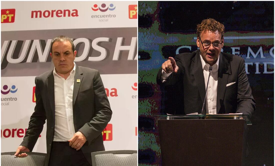 Cuauhtémoc Blanco en evento de Morena y David Faitelson en simposio / FOTOS: Interna e Imago7