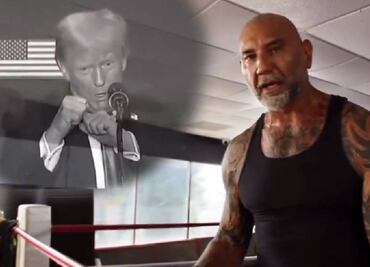 Batista, exluchador de la WWE, arremetió en contra de Donald Trump tachándolo de 'gordo y débil'
