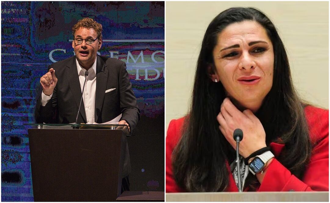 David Faitelson y Ana Guevara, directora de la Conade / FOTOS: Imago7 y Especial