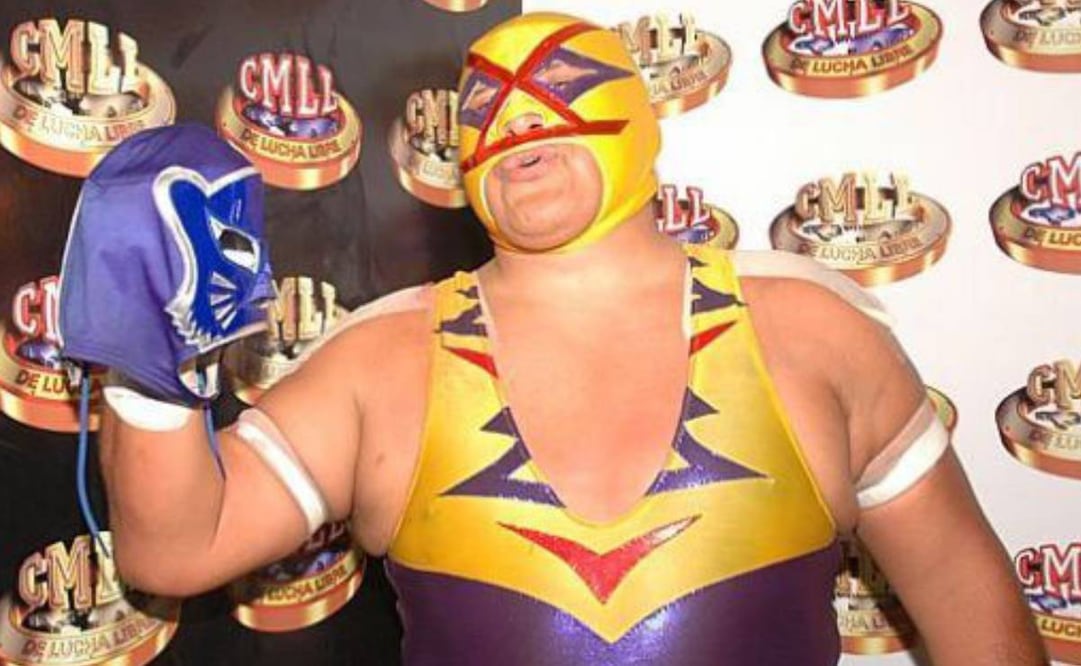 Raymundo Díaz Mendoza Jr., mejor conocido en la lucha libre como Villano V, murió a los 62 años. Foto: Especial