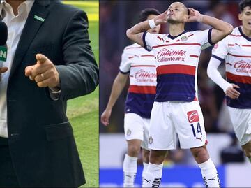 Chicharito responde a comentarista de Televisa que lo criticó por su festejo ante Atlas