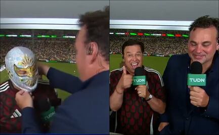 En el medio tiempo del México vs Brasil, Faitelson desenmascaró a un integrante de LCDF