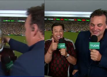 En el medio tiempo del México vs Brasil, Faitelson desenmascaró a un integrante de LCDF