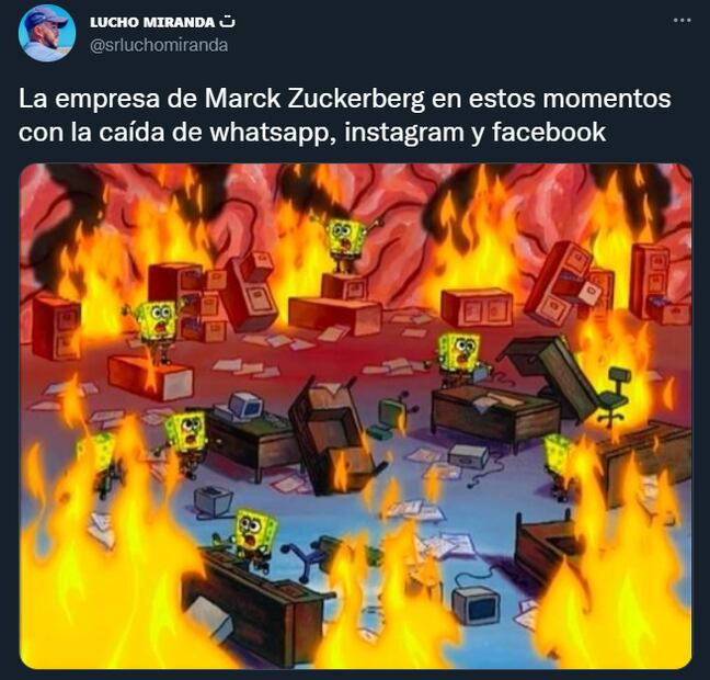 Los 10 mejores memes de la caída de Facebook, Instagram y Whatsapp