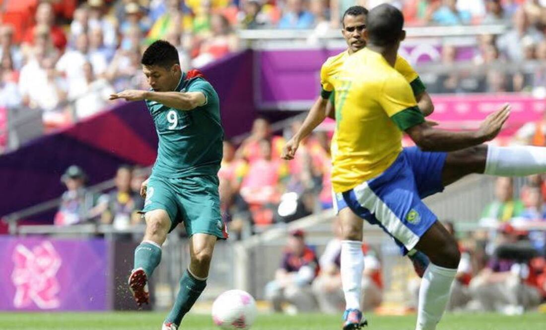 Oribe Peralta recordó el oro que consiguieron en Londres 2012.  Foto: @OribePeralta.