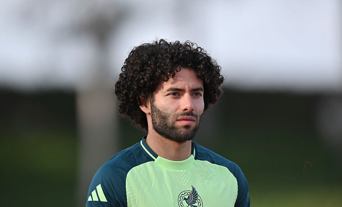 César Huerta en entrenamiento con la Selección Mexicana - Foto: Imago7