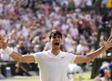 Carlos Alcaraz repite como campeón en Wimbledon, derrotando a Djokovic