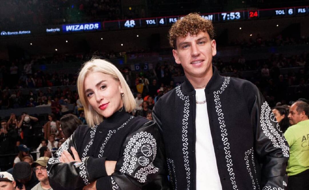 A Cassandra Sánchez-Navarro e Igor Lichnovsky se les relacionó después de asistir juntos al partido de la NBA en México. Foto: Especial