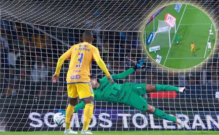 Julio González está impasable y se lució con un atajadón que evitó el gol de los Tigres
