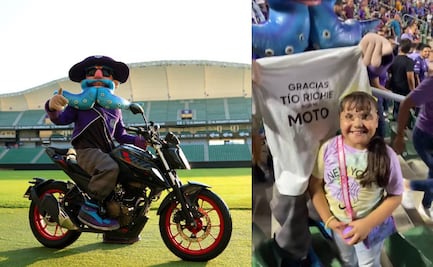 Ricardo Salinas Pliego le regaló una moto a una pequeña aficionada del Mazatlán