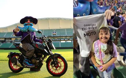 Ricardo Salinas Pliego le regaló una moto a una pequeña aficionada del Mazatlán