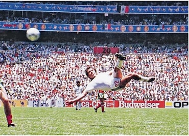 La Selección Mexicana tiene el mejor gol en la historia de los Mundiales; se anotó en México 1986