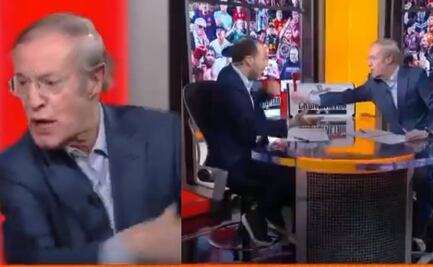 José Ramón Fernández perdió la cabeza y le soltó varios manotazos a Mauricio Ymay en pleno programa