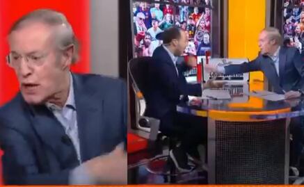 José Ramón Fernández perdió la cabeza y le soltó varios manotazos a Mauricio Ymay en pleno programa