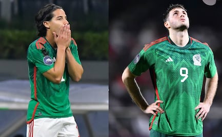 Santiago Giménez y Diego Lainez fueron cepillados por el Tata Martino del Mundial de Qatar 2022