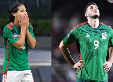 Santiago Giménez y Diego Lainez fueron cepillados por el Tata Martino del Mundial de Qatar 2022