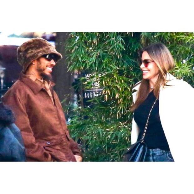 Sofía Vergara y Lewis Hamilton fueron vistos juntos a principios de año. Foto: Especial